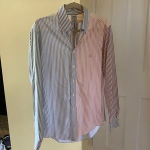 Brooks Brothers multicolored striped button down